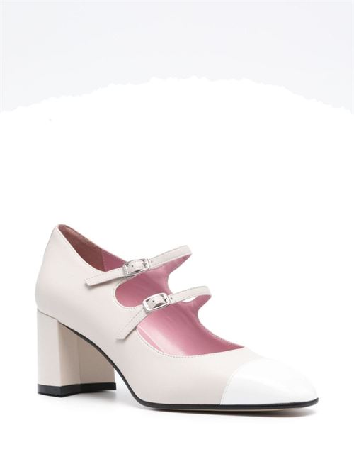 Scarpa donna Mary Janes Cherry CAREL PARIS | CHERRY 332158BEIGE/BLANC